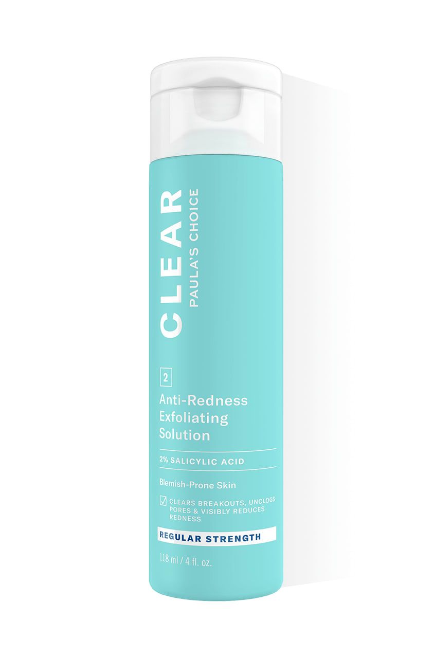 Clear Regular Strength Anti-Redness Exfoliating Solution 2% Salicylic Acid 118 ml