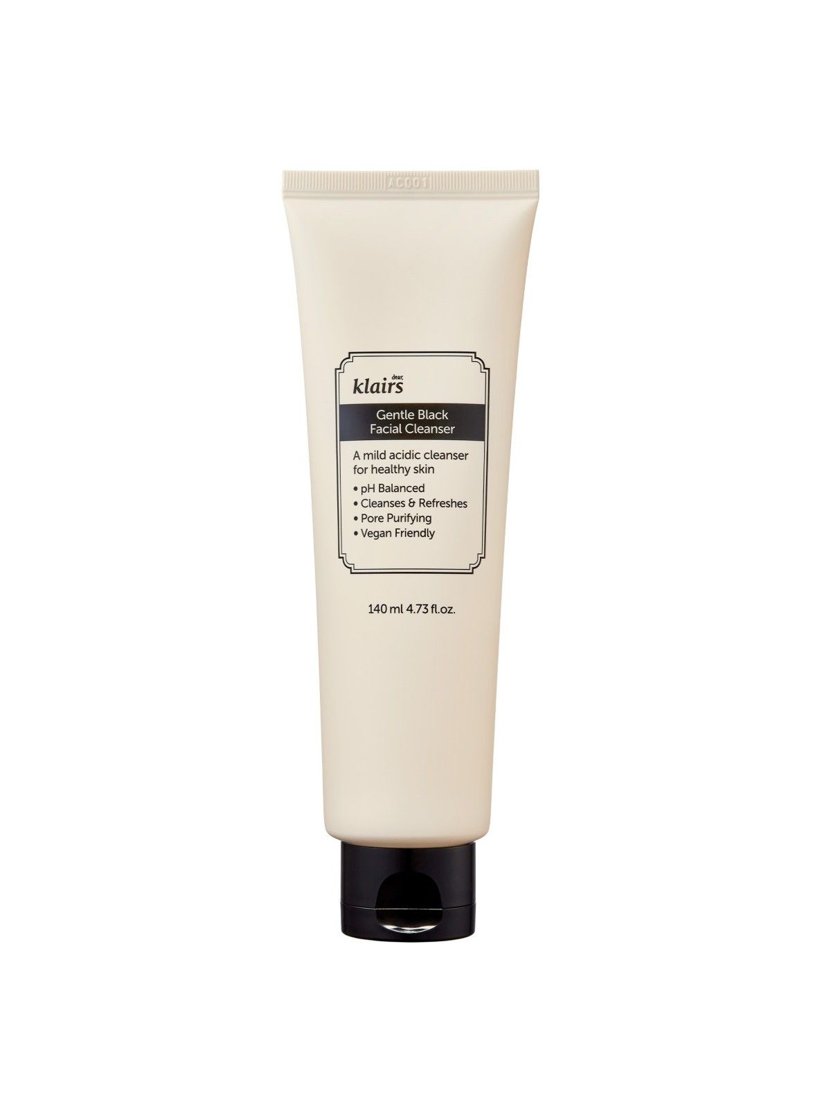 Gentle Black Facial Cleanser 140 ml