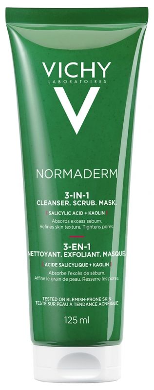 Normaderm 3-in-1 Cleanser, Scrub & Mask 125 ml